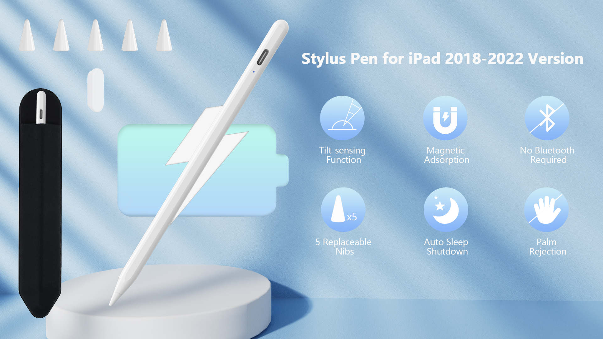 Amazon.com: Stylus Pen for iPad 9th 10th 11th Generation with Palm